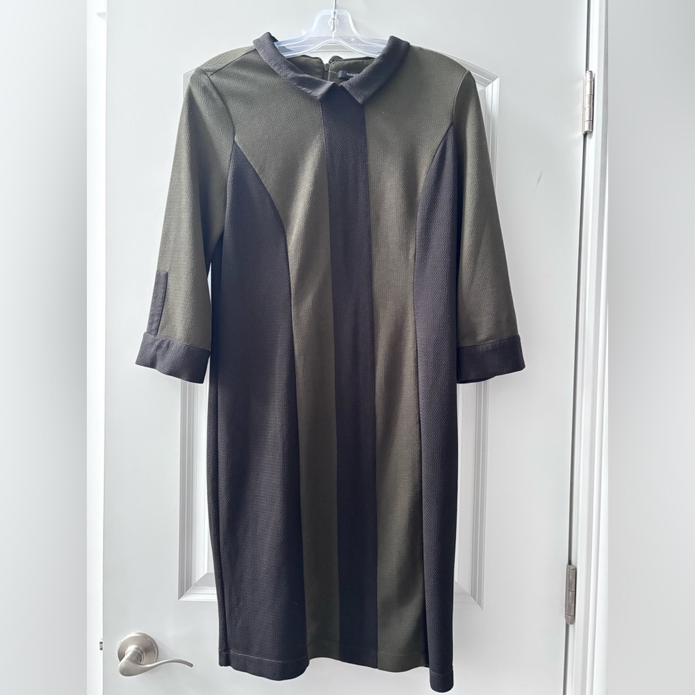 RW&CO. Green Dress with Peter Pan Collar